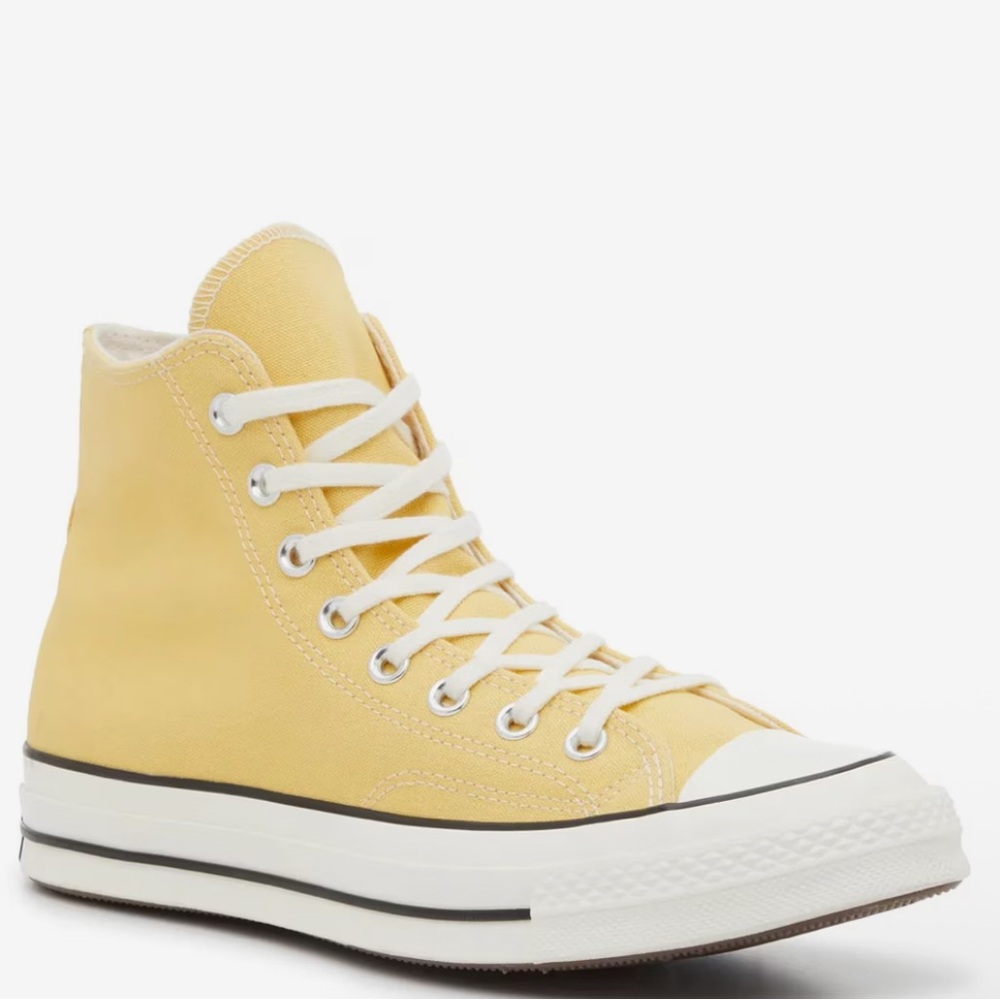 Converse Women's Yellow High-Top Athletic Shoes